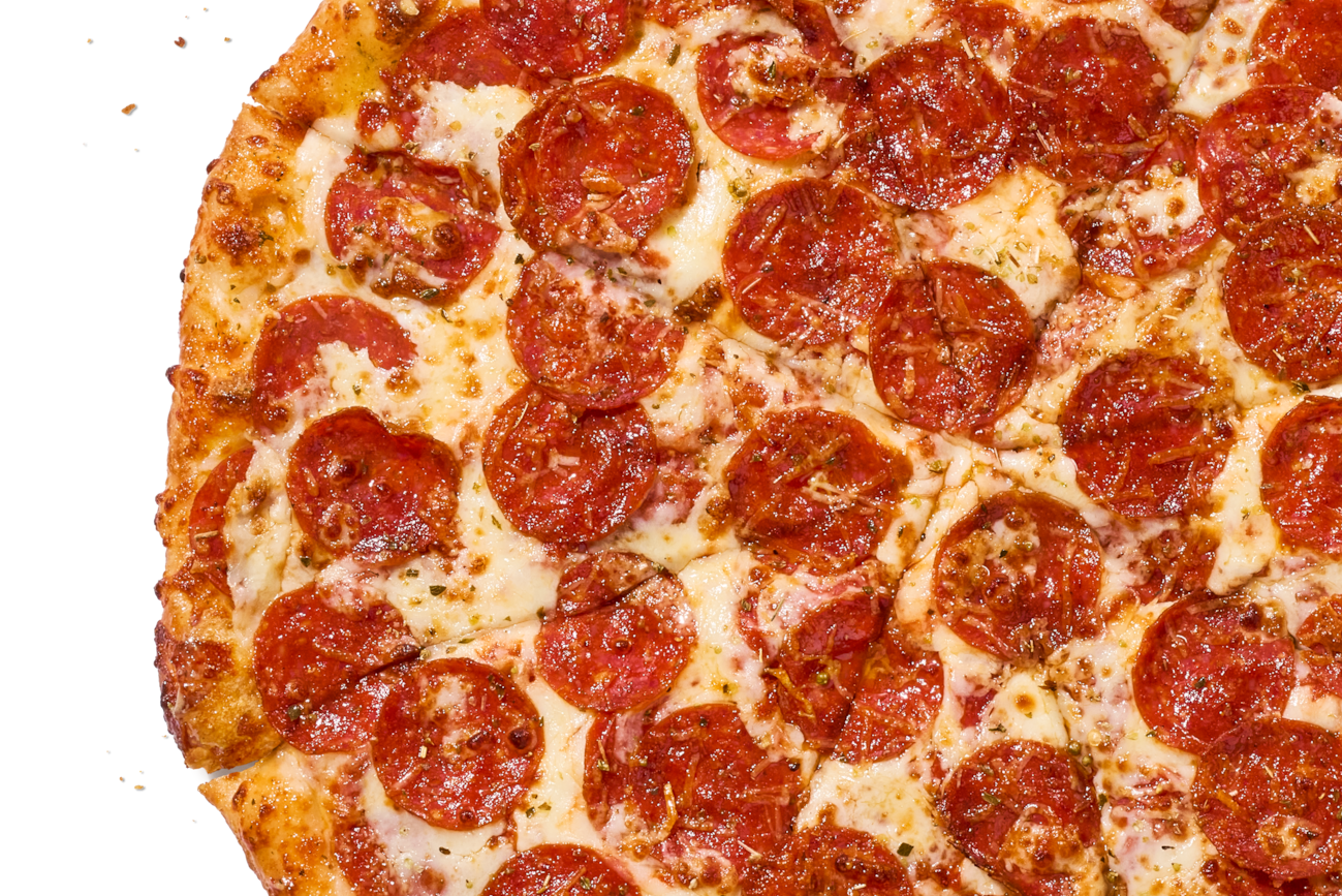 Domino's pepperoni pizza
